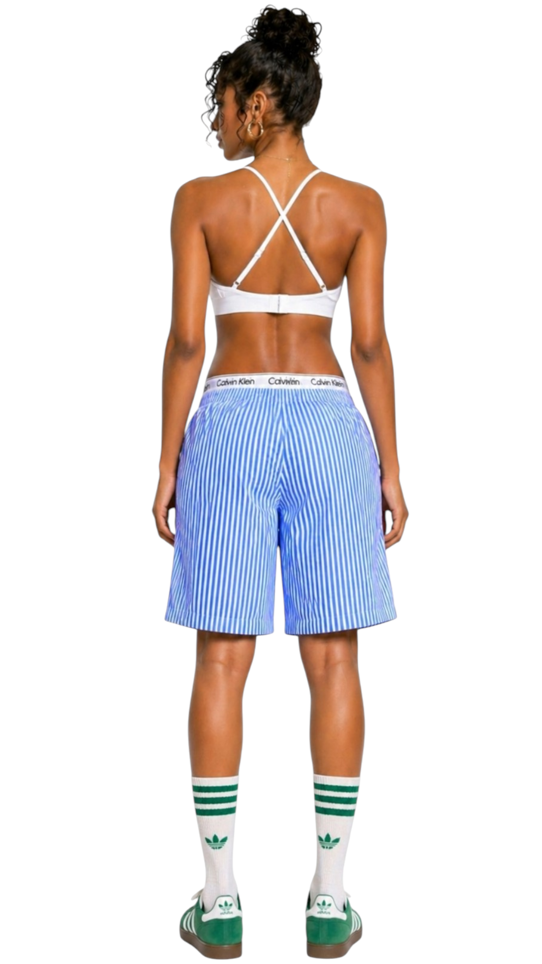 Jacquard Calvin Klein Jorts/Shorts (Upcycled)