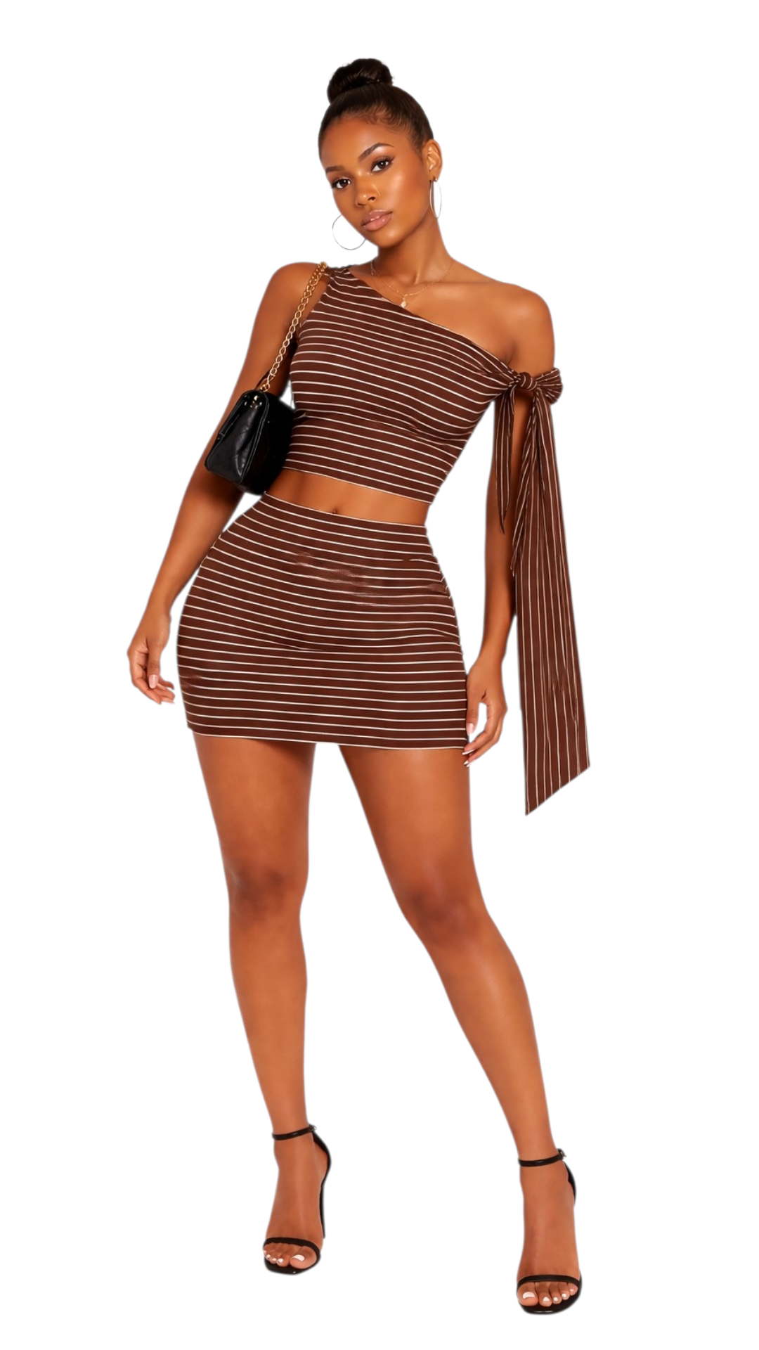 Pinestripe Gigi Top and Skirt St