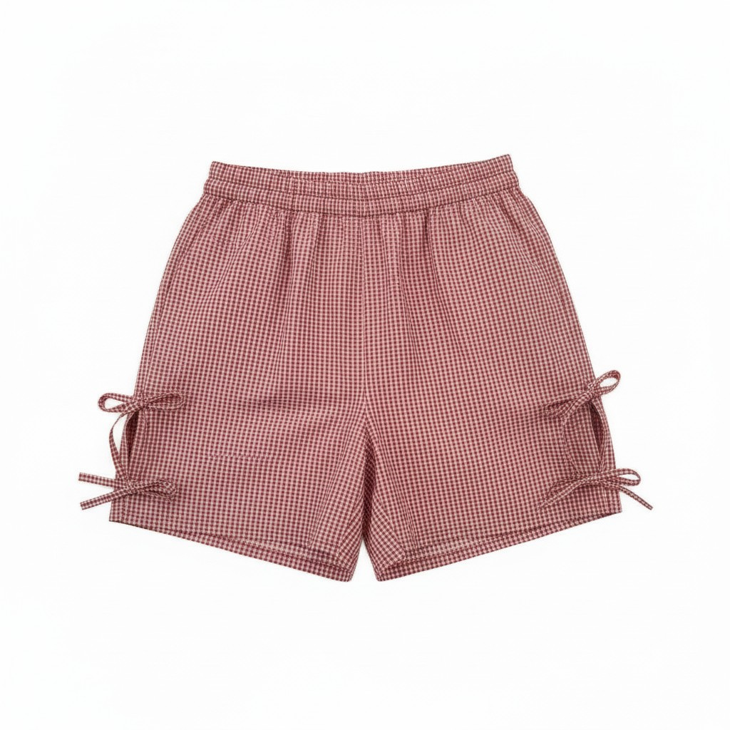 Gingham Bow boxer shorts