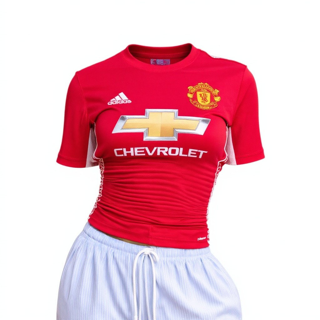 Scrunched Football Jersey (Manchester United)