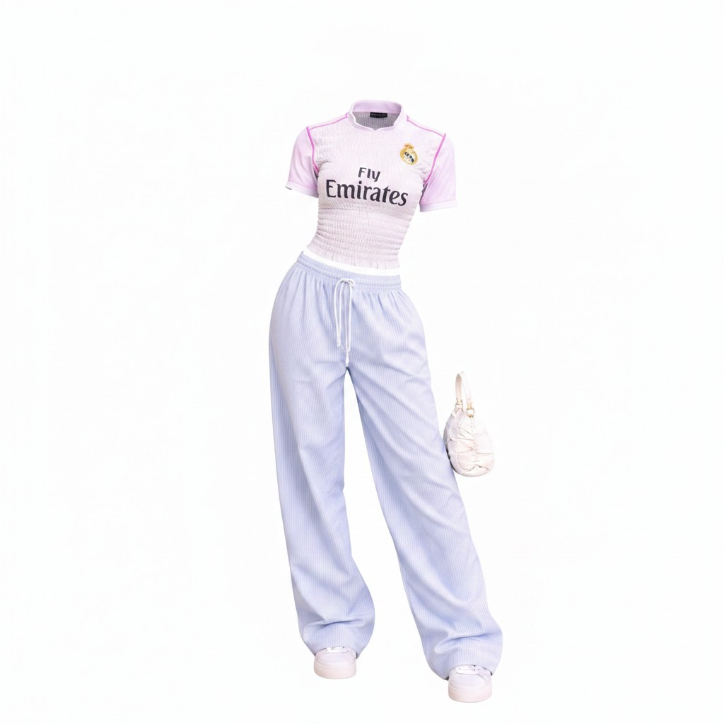 Scrunched Football Jersey (Real Madrid)