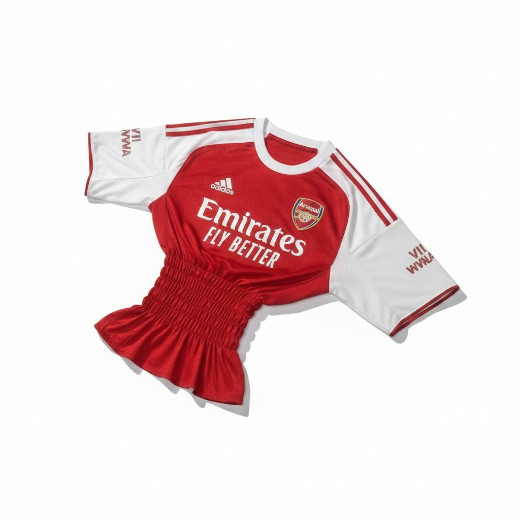 Scrunched Football Jersey (Arsenal)