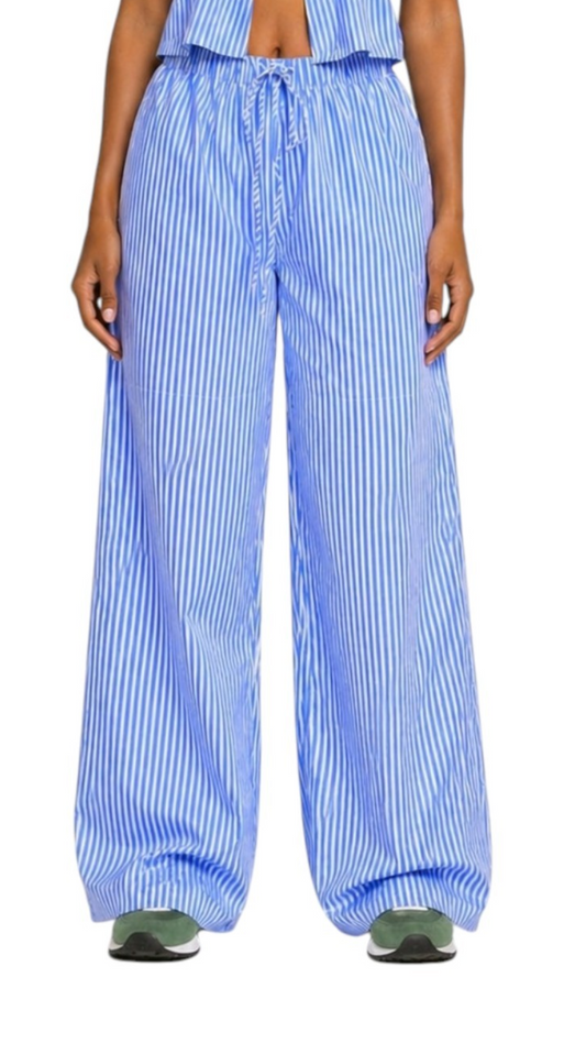 Jacquard stripes  Wide Leg Pants