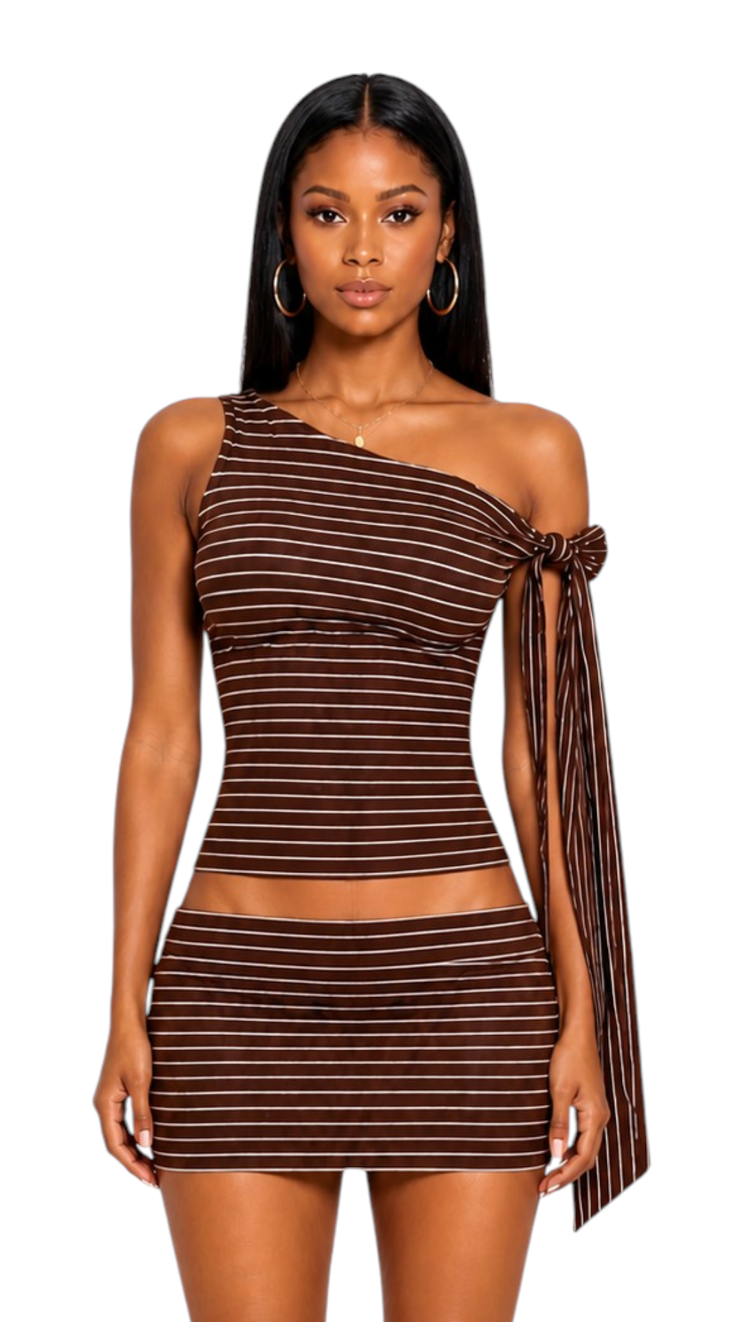 Pinestripe Gigi Top