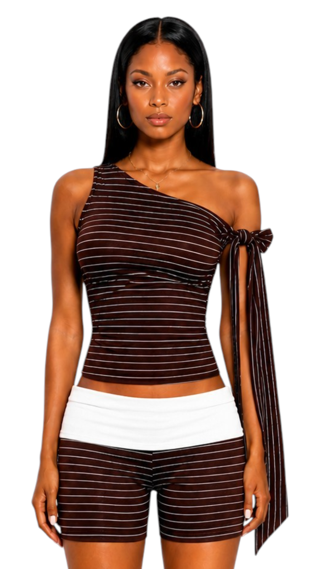 Pinestripe Gigi Top