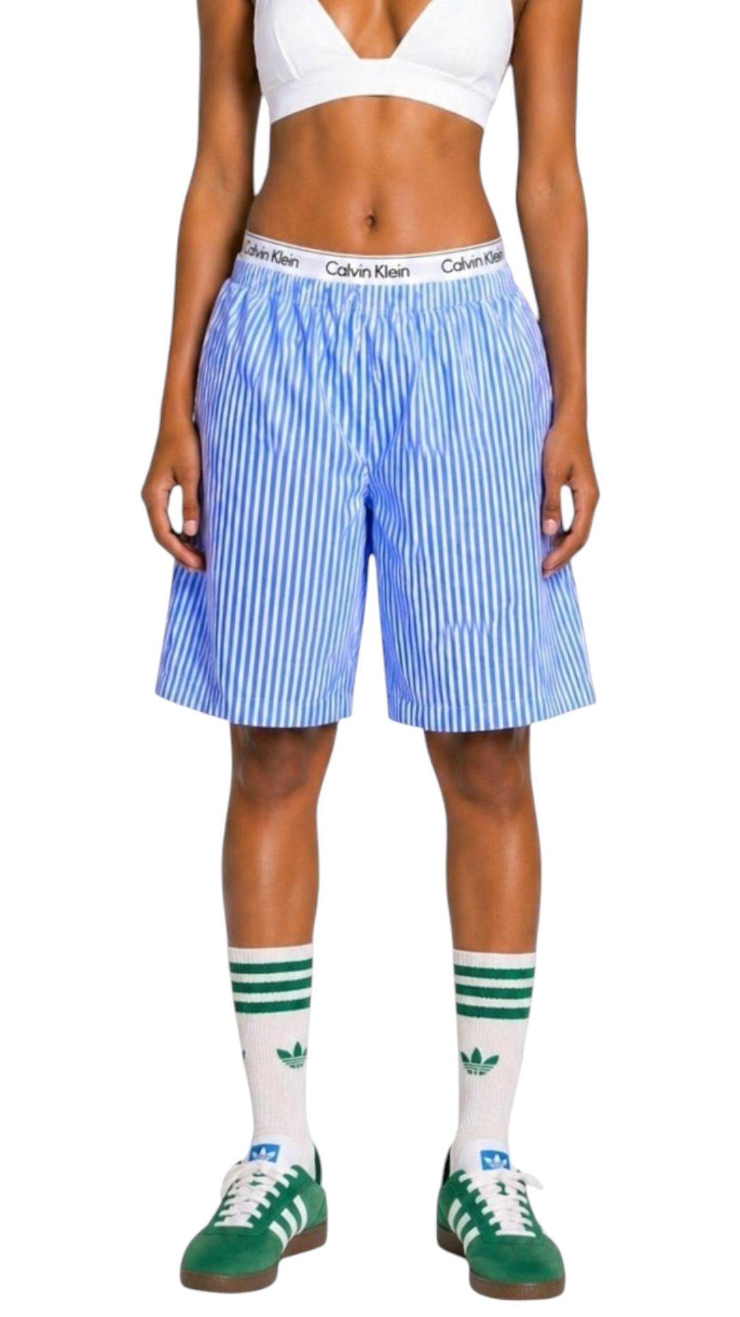 Jacquard Calvin Klein Jorts/Shorts (Upcycled)