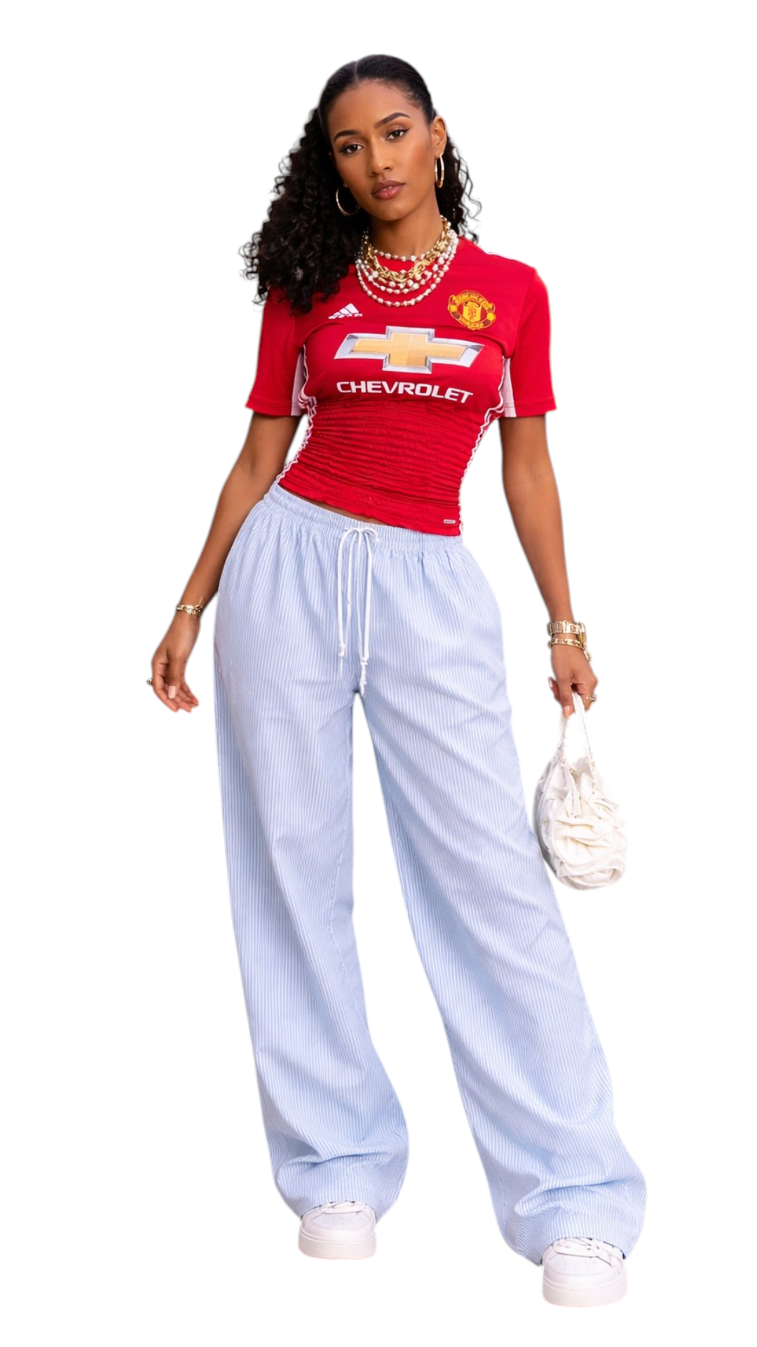 Scrunched Football Jersey (Manchester United)